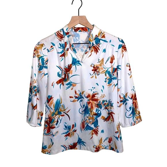 VNTG polyester long sleeve blouse M - Picture 1 of 4
